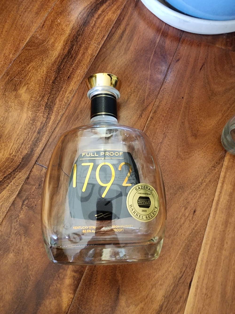 1792 Full Proof Bourbon Bottle - BARREL SELECT